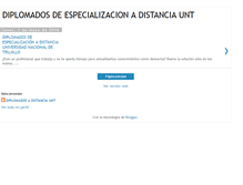 Tablet Screenshot of diplomados-unt.blogspot.com