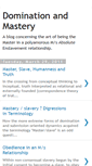Mobile Screenshot of dominationandmastery.blogspot.com