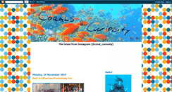 Desktop Screenshot of coralsandcuriosity.blogspot.com