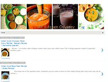 Tablet Screenshot of mykitchenodyssey.blogspot.com