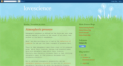 Desktop Screenshot of lovescienceallthetime.blogspot.com