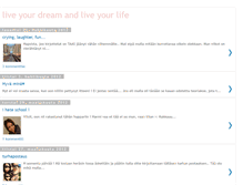 Tablet Screenshot of liveyourdreamandliveyourlife.blogspot.com