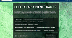 Desktop Screenshot of fariabienesraices.blogspot.com