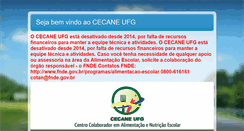 Desktop Screenshot of cecane-ufg.blogspot.com