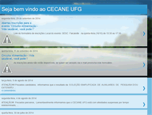 Tablet Screenshot of cecane-ufg.blogspot.com