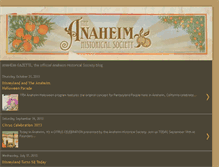 Tablet Screenshot of anaheimhistoricalsociety.blogspot.com