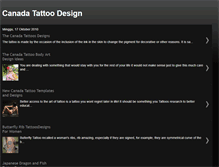 Tablet Screenshot of canadatattoodesign.blogspot.com