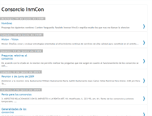 Tablet Screenshot of consorcioinmcon.blogspot.com