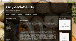 Desktop Screenshot of chef-vittorio.blogspot.com