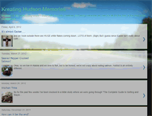 Tablet Screenshot of kreatinghudsonmemories.blogspot.com