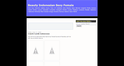 Desktop Screenshot of indonesianfemale.blogspot.com