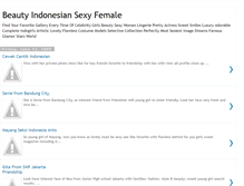 Tablet Screenshot of indonesianfemale.blogspot.com