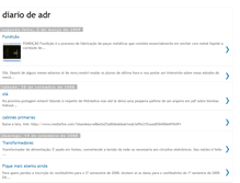 Tablet Screenshot of diariodeadr.blogspot.com