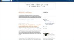 Desktop Screenshot of chiropracticquincymass.blogspot.com