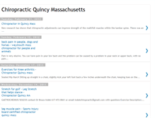 Tablet Screenshot of chiropracticquincymass.blogspot.com