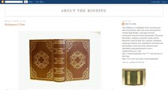 Desktop Screenshot of aboutthebinding.blogspot.com