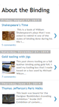 Mobile Screenshot of aboutthebinding.blogspot.com