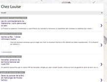 Tablet Screenshot of chezlouiseblog.blogspot.com
