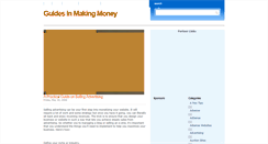 Desktop Screenshot of making-money-guides.blogspot.com