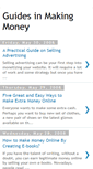 Mobile Screenshot of making-money-guides.blogspot.com