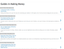 Tablet Screenshot of making-money-guides.blogspot.com