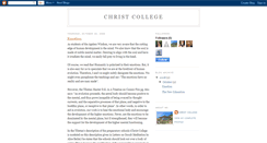 Desktop Screenshot of christ-college.blogspot.com