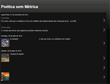 Tablet Screenshot of poeticasemetrica.blogspot.com
