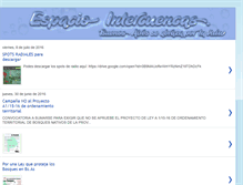 Tablet Screenshot of espaciointercuencas.blogspot.com