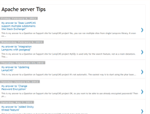 Tablet Screenshot of apacheservertips.blogspot.com