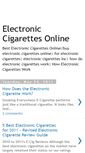 Mobile Screenshot of electronic-cigarettesonline.blogspot.com