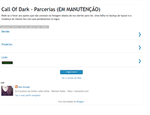 Tablet Screenshot of call-of-dark-parcerias.blogspot.com