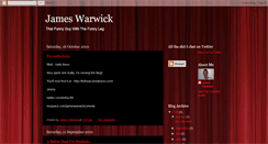Desktop Screenshot of jameswarwickcomedy.blogspot.com