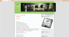 Desktop Screenshot of greeninu.blogspot.com