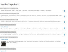 Tablet Screenshot of inspirehappiness.blogspot.com