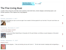 Tablet Screenshot of finelivingmuse.blogspot.com