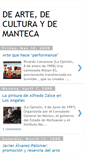 Mobile Screenshot of deartedeculturaydemanteca.blogspot.com