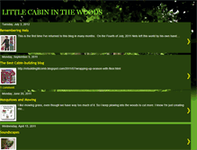 Tablet Screenshot of little-cabin-in-the-woods.blogspot.com