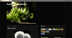 Desktop Screenshot of cactus-suculentas.blogspot.com