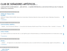 Tablet Screenshot of clubdeanadoresartisticosclub.blogspot.com