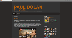 Desktop Screenshot of pauldolanart.blogspot.com