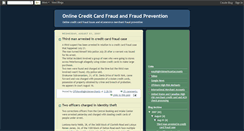 Desktop Screenshot of creditcardfraudprevention.blogspot.com