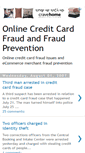 Mobile Screenshot of creditcardfraudprevention.blogspot.com