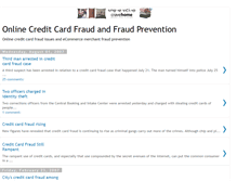 Tablet Screenshot of creditcardfraudprevention.blogspot.com