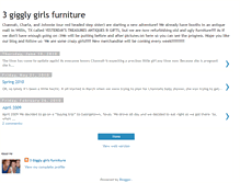 Tablet Screenshot of 3gigglygirlsfurniture.blogspot.com