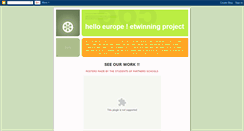 Desktop Screenshot of helloeuropeproject.blogspot.com