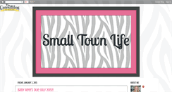 Desktop Screenshot of kaylasmalltownlife.blogspot.com