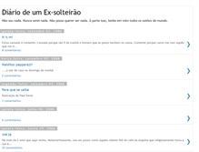 Tablet Screenshot of diariodeumsolteirao.blogspot.com