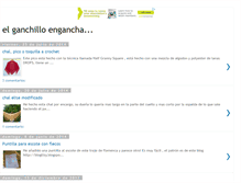 Tablet Screenshot of enganchadaalganchillo.blogspot.com