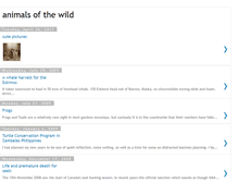 Tablet Screenshot of animalsofthewild.blogspot.com