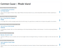 Tablet Screenshot of commoncauseri.blogspot.com